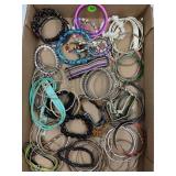 LOT OF COSTUME JEWELRY - BRACELETS