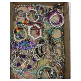 LOT OF COSTUME JEWELRY - BRACELETS