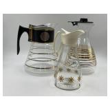 MID CENTURY MODERN COFFEE CARAFE & SYRUP DISPENSER
