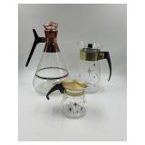 MID CENTURY MODERN COFFEE CARAFES