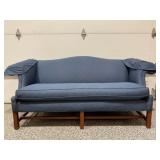 TEMPLE UPHOLSTERED ANTIQUE LOVE SEAT - 72"