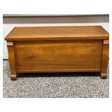 HANDMADE WOOD BLANKET/TOY CHEST - 38" X 17" X 17"