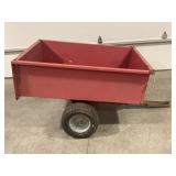 AGRI-FAB METAL TILT BED PULL BEHIND UTILITY CART -