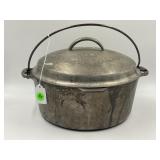 WAGNER WARE MAGNALITE 248 ROUND ROASTER WITH NO.8