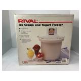 RIVAL ICE CREAM AND YOGURT FREEZER