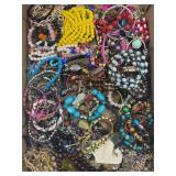 LOT OF COSTUME JEWELRY - NECKLACES & MORE