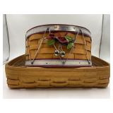 2012 LONGABERGER CHRISTMAS COLLECTION DRUM BASKET