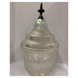 GRANVILLE STREET LIGHT GLASS GLOBE WITH CAST IRON