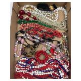 LOT OF COSTUME JEWELRY - NECKLACES & MORE