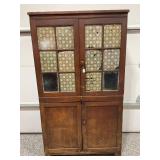 PRIMITIVE COUNTRY FARM STYLE KITCHEN CABINET - 42"
