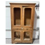 PRIMITIVE COUNTRY FARM PIE SAFE CABINET -39" X 16"