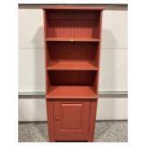 HAND PAINTED FARM JELLY CABINET - 24" X 13" X 67"