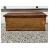 HANDMADE WOOD BLANKET/TOY CHEST - 45" X 19" X 18"