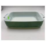 PYREX 507-B SEAFOAM GREEN 1953 PROMO 9" X 7"