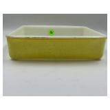 PYREX 222 8" DESERT DAWN YELLOW SPECKLED BROWNIE