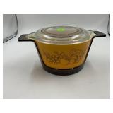 PYREX 473 HARVEST PROMOTIONAL CASSEROLE DISH WITH
