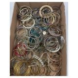 LOT OF COSTUME JEWELRY - BANGLE BRACELETS