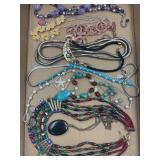 LOT OF COSTUME JEWELRY - NECKLACES