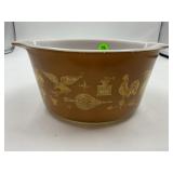 PYREX 473 1 QT EARLY AMERICAN CASSEROLE DISH - NO