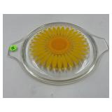 PYREX 475-C DAISY OR SUNFLOWER CASSEROLE LID
