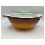 PYREX 444 4 QT BROWN CINDERELLA MIXING BOWL