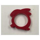 BAKELITE CATALINE RED RABBIT NAPKIN RING