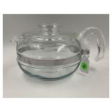 PYREX FLAMEWARE VINTAGE 6 CUP TEA POT 8336 WITH