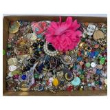 LOT OF COSTUME JEWELRY FOR MAKING JEWELRY -