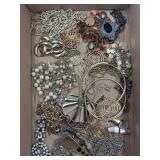 LOT OF COSTUME JEWELRY - GOLD TONE NECKLACES