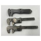 (3) IVER JOHNSON POCKET WRENCHES - 1 W/ REVOLVING
