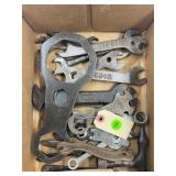 LOT OF MISCELLANEOUS WRENCHES - OPEN END & MORE