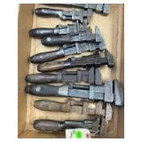 LOT OF MONKEY WRENCHES (10) - 6 1/2" - 10 1/2"