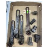 (4) RATCHET WRENCHES