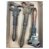 COMBO MONKEY & PIPE WRENCHES - B & C - 13" (2) &
