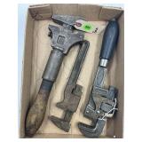 (3) TRIMO COMBO MONKEY PIPE WRENCH NO. 2 PATENT