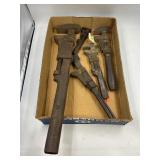 (5) MONKEY WRENCHES - COES, B & C - 6 1/2" - 21