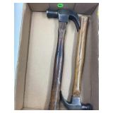 2 CHENEY NAIL HOLDING HAMMERS