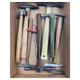 REFLEX HAMMER, 2 JEWELERS, 2 TACK, STANLEY LABELED