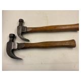 2 CHENEY NAIL HOLDING HAMMERS