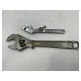 CRESCENT STYLE WRENCH W/ LOCK - SELECT-O-LOCK