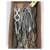 LOT OF SEVERAL HERBRAND PLIERS & BIKE WRENCH
