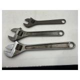 HERBRAND 8", 10" & 12" STRAIGHT ADJUSTABLE WRENCH