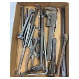 LOT OF HERBRAND 13 1/2" NUT WRENCH & OTHER MISC