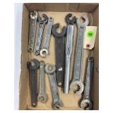 LOT OF (10) 5 1/4" - 10" FUEL LINE WRENCHES