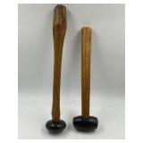 MACADIMIZING HAMMER & IRON MALLET