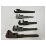 (3) SNAIL BRAND NUT WRENCH 11 1/2", 9", (2) 7" &