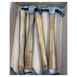 STANDARD, 2 UNMARKED, VAUGHAN CLAW HAMMERS