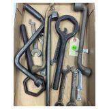 LOT OF (10) MISCELLANEOUS FORDSON WRENCHES