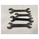 LOT OF (4) 6" - 7 1/2" NASH WRENCHES
