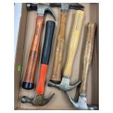 4 CRAFTSMAN, SEARS CLAW HAMMERS